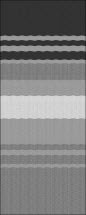 A RV awning fabric color swatch showing an example of "Indigo" color swatch showing an example of "Black Grey Dune Stripe"