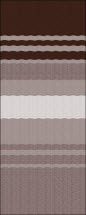 A RV awning fabric color swatch showing an example of "Sierra Brown Dune Stripe"