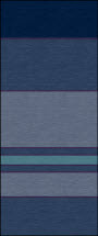 A RV awning fabric color swatch showing an example of "Indigo"
